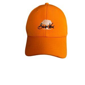 Youth Garb Orange & White Mesh Baseball Cap With Snapback